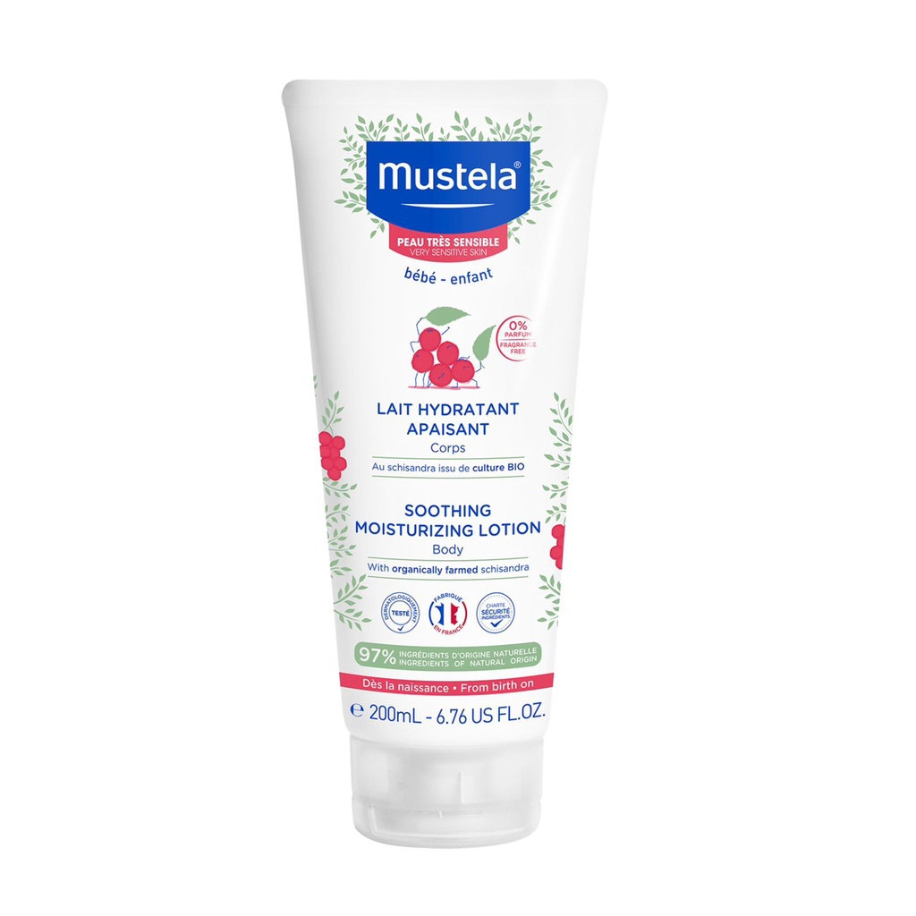 Mustela Soothing Moisturizing Lotion 200 ml - Lotion Bayi Kulit Sensitif