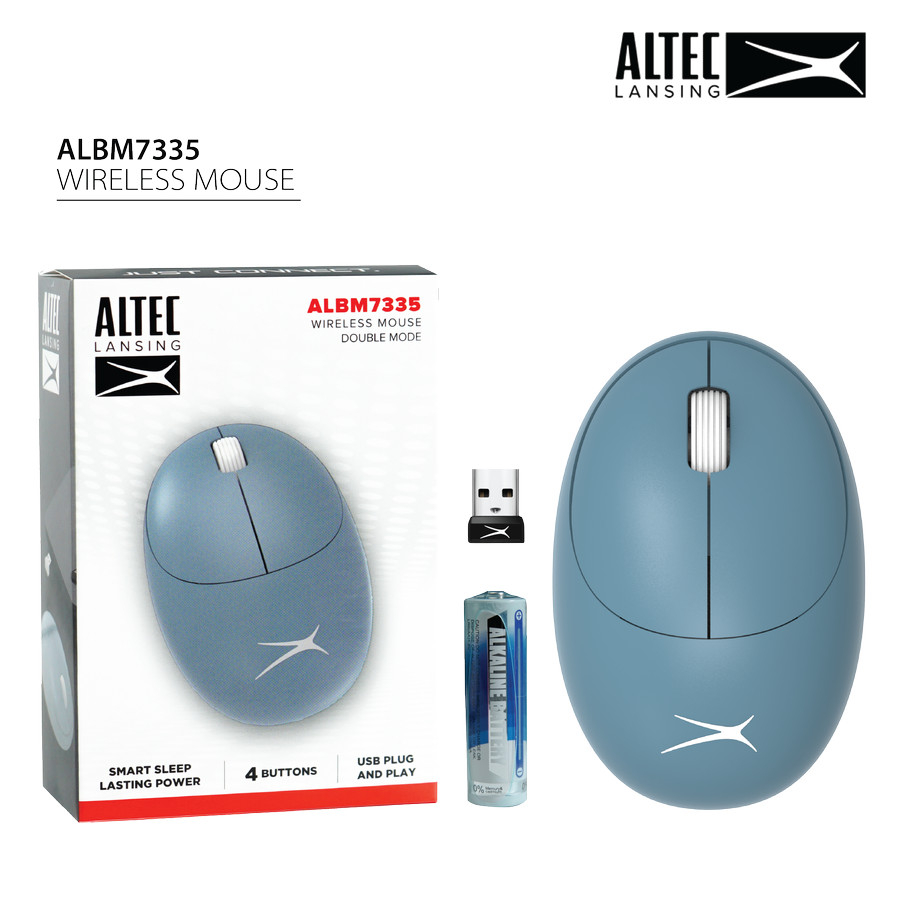 Altec Lansing Mouse Bluetooth Dual Mode ALBM7335 Blue