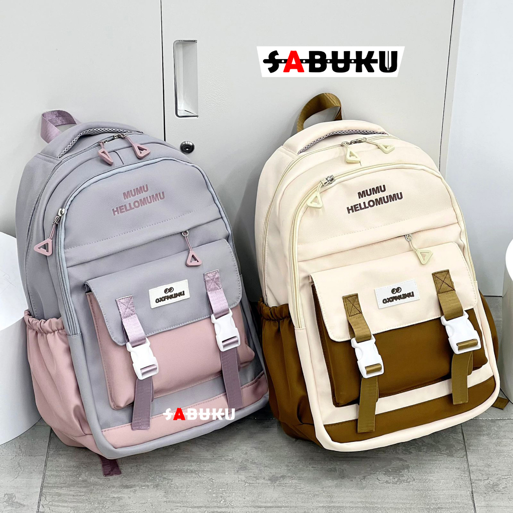 [S&amp;K]Tas Ransel Anak Sekolah SD SMP SMA Tas Punggung Korean Style Backpack Laptop - SK312