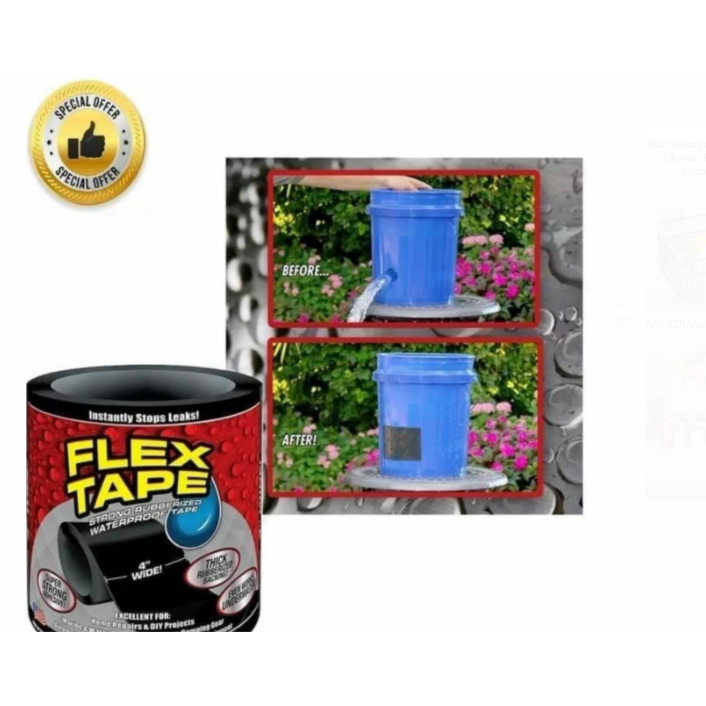 Flex Tape Isolasi Lakban Multifungsi Super Kuat Water Proof Anti Bocor