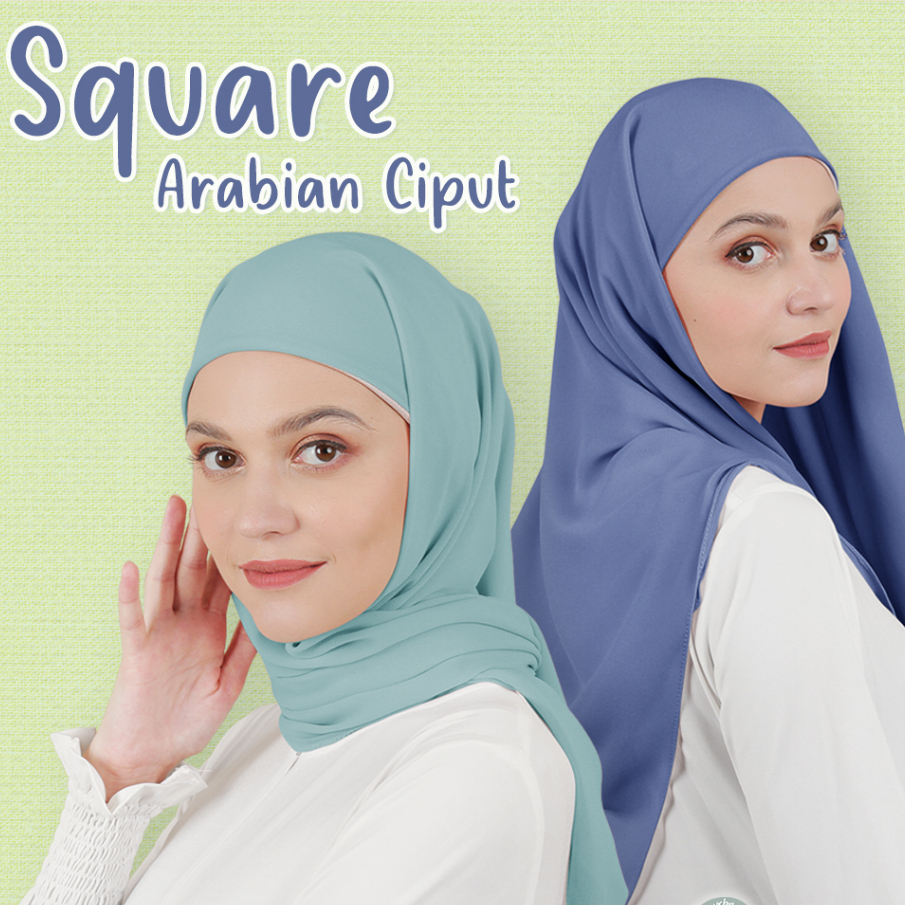 [Pilihan Shopee] SQUARE INSTAN SEGIEMPAT INNER HIJAB CERUTY BABYDOLL ARMANI PREMIUM SEGITIGA CIPUT M