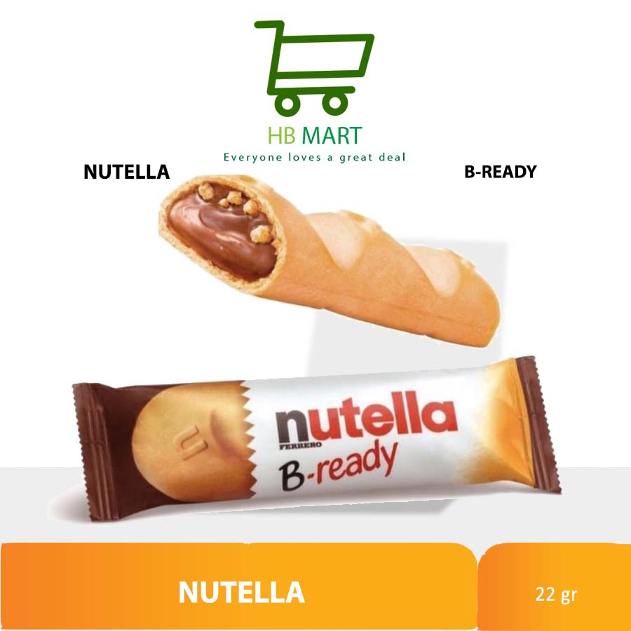 Nutella B-Ready 22g / NUTELLA WAFER B-READY 22GR / Nutella B-ready Nutella Bready