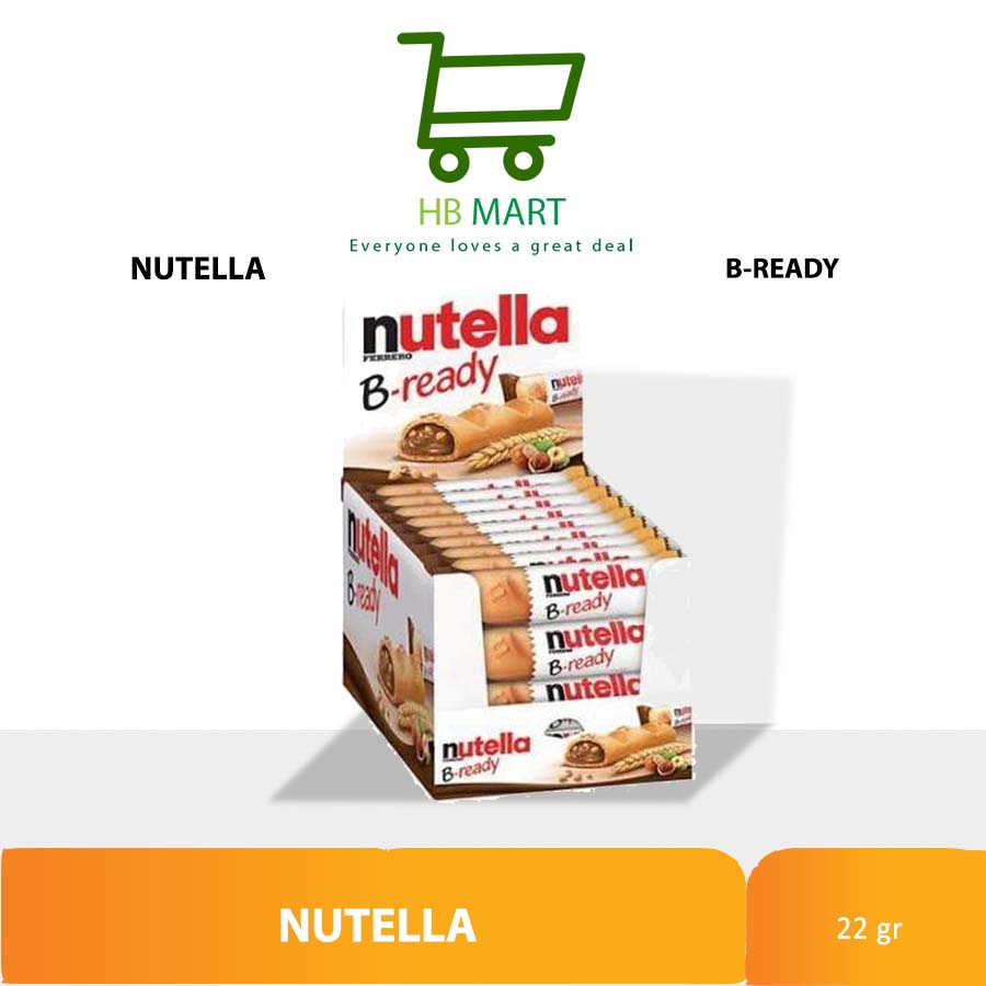 

[isi 36 Pcs] Ferrero Nutella B Ready / BReady - Cokelat Hazelnut Snack