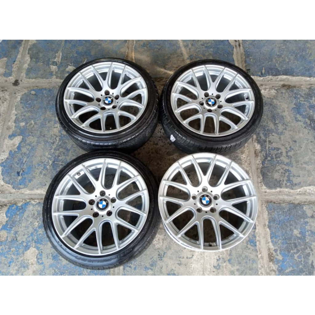 velg seken bmw ring 18x85 95 lubang 5x120 seken bekas murah berkualitas ban bonus