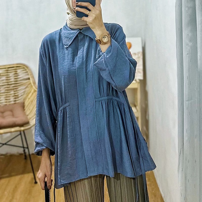 LOZA TUNIK / PAKAIAN WANITA / ATASAN WANITA / TUNIK LINEN PREMIUM