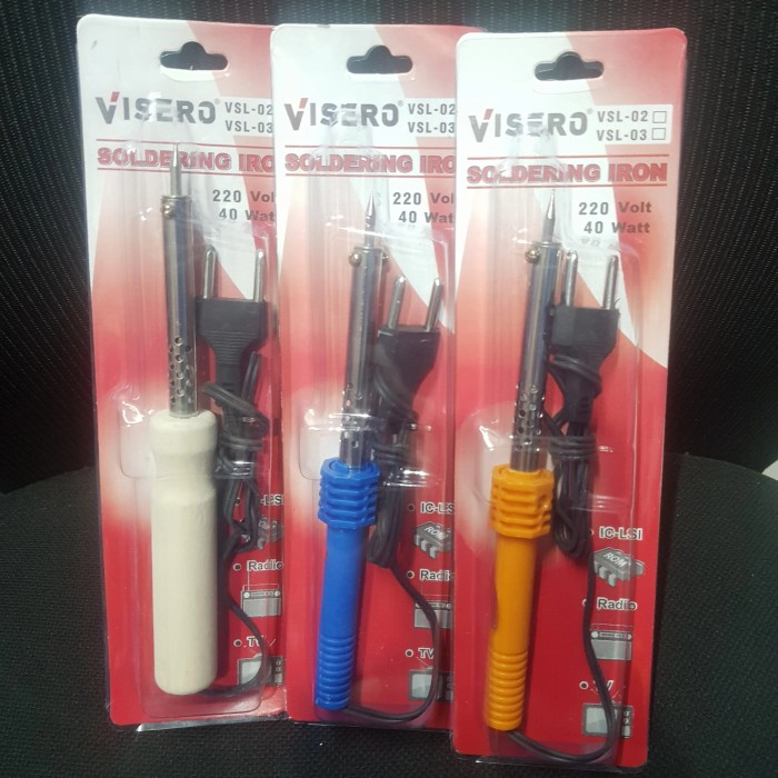 Solder Visero Rambo New 40 watt VSL 03 Gagang Plastik Ecer &amp; Grosir