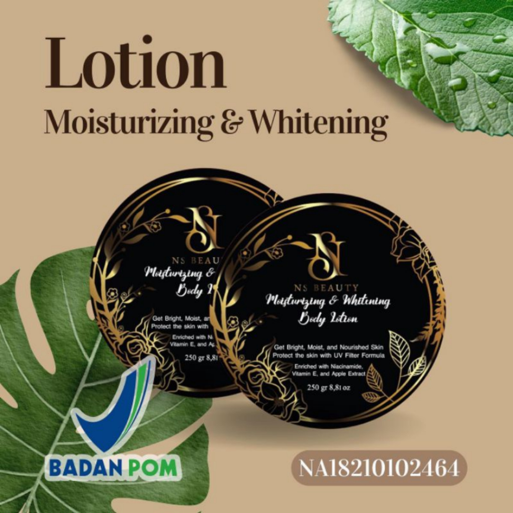 [ Agen Resmi ] NS BEAUTY HB Lotion Pemutih Terampuh 10x Ekstra Whitening BPOM