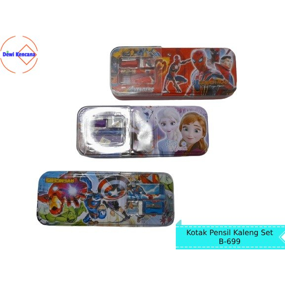 

Kotak Pensil Kaleng Set Karakter B-699 | Tempat Pensil