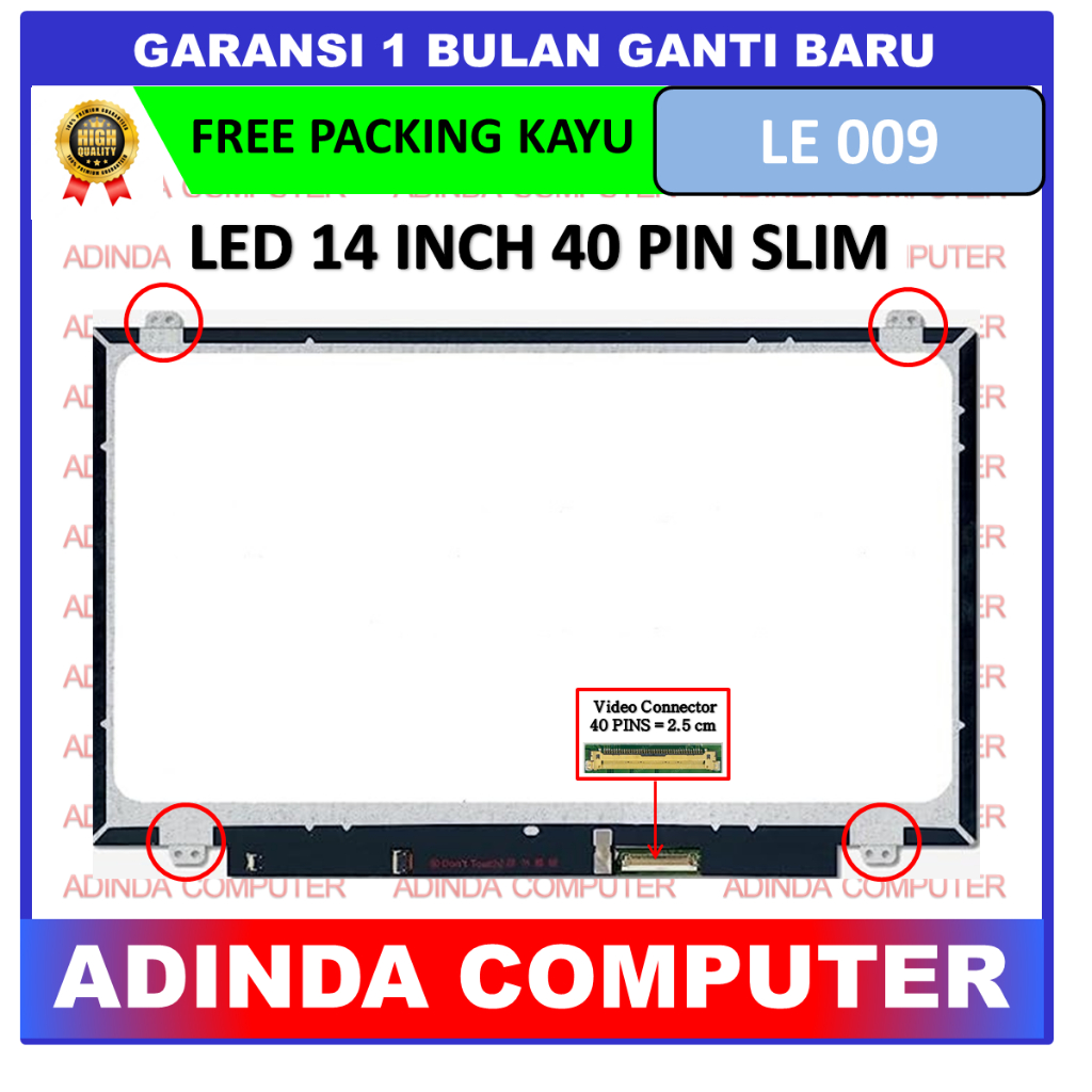 LED LCD Layar Screen Acer one 14 z1401