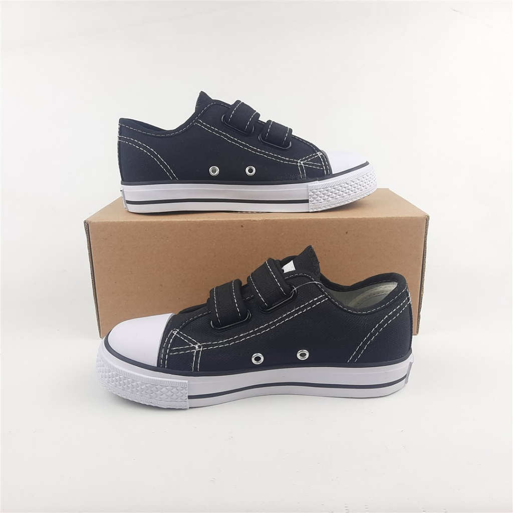 Sepatu Sekolah Anak Lin Star School Low Velcro 28-35