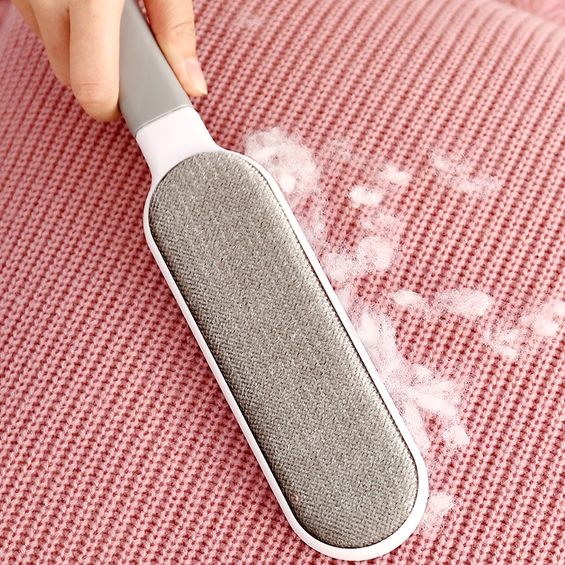 (ctshop1) Sikat Pembersih Bulu Kucing dan Anjing Pet Hair Fur Remover Baju Kasur Sofa Karpet 2In1 Praktis