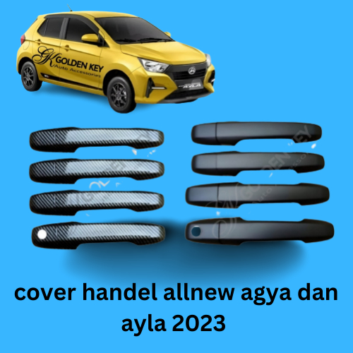 cover handel allnew agya dan ayla 2023 black doff