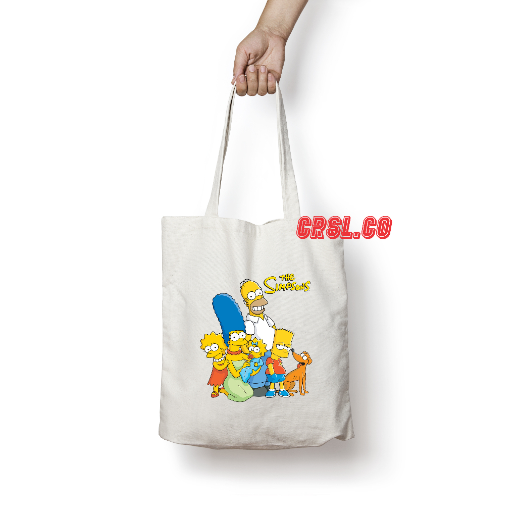 Totebag Lucu Motif macam - macam // Totebag Canvas Resleting