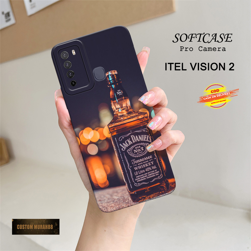 Case Itel Vision 2 Terbaru - Fashion Case Minuman - Casing Hp Itel Vision 2 - Soft Case Hp Itel Visi