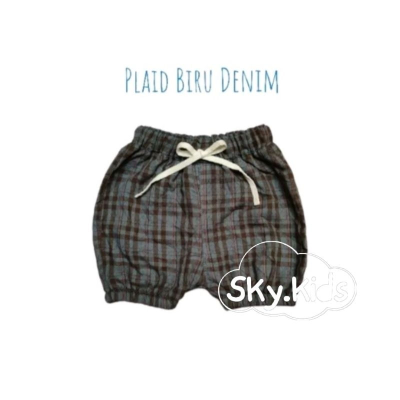 Celana pendek Bloomer Anak bayi motif kotak by _sky kids //celana anak//celana pendek anak//