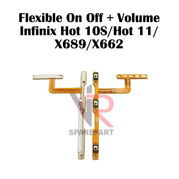 FLEXIBLE ON OFF INFINIX HOT 10S / X689 / HOT 11 ON OFF + VOLUME