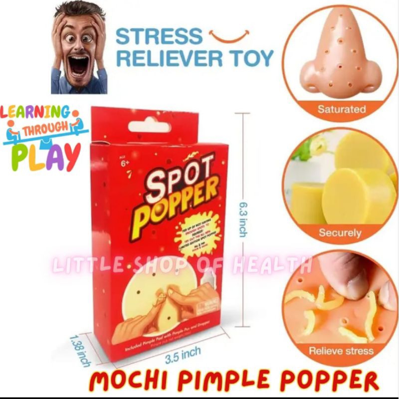 Mochi JUMBO BIG Squishy Squeezy uniq, pencet hidung, Komedo