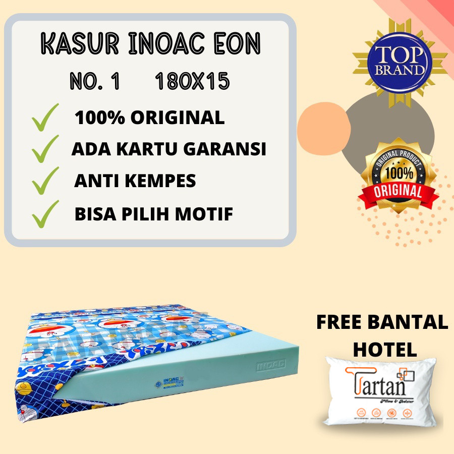 KASUR BUSA INOAC SIZE NO 1 EON D23 200X180X15 ORIGINAL GARANSI ANTI KEMPES 10 Tahun -Raja Inoac