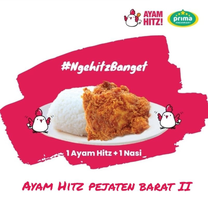 Paket Nasi + Fried Chicken Hitz