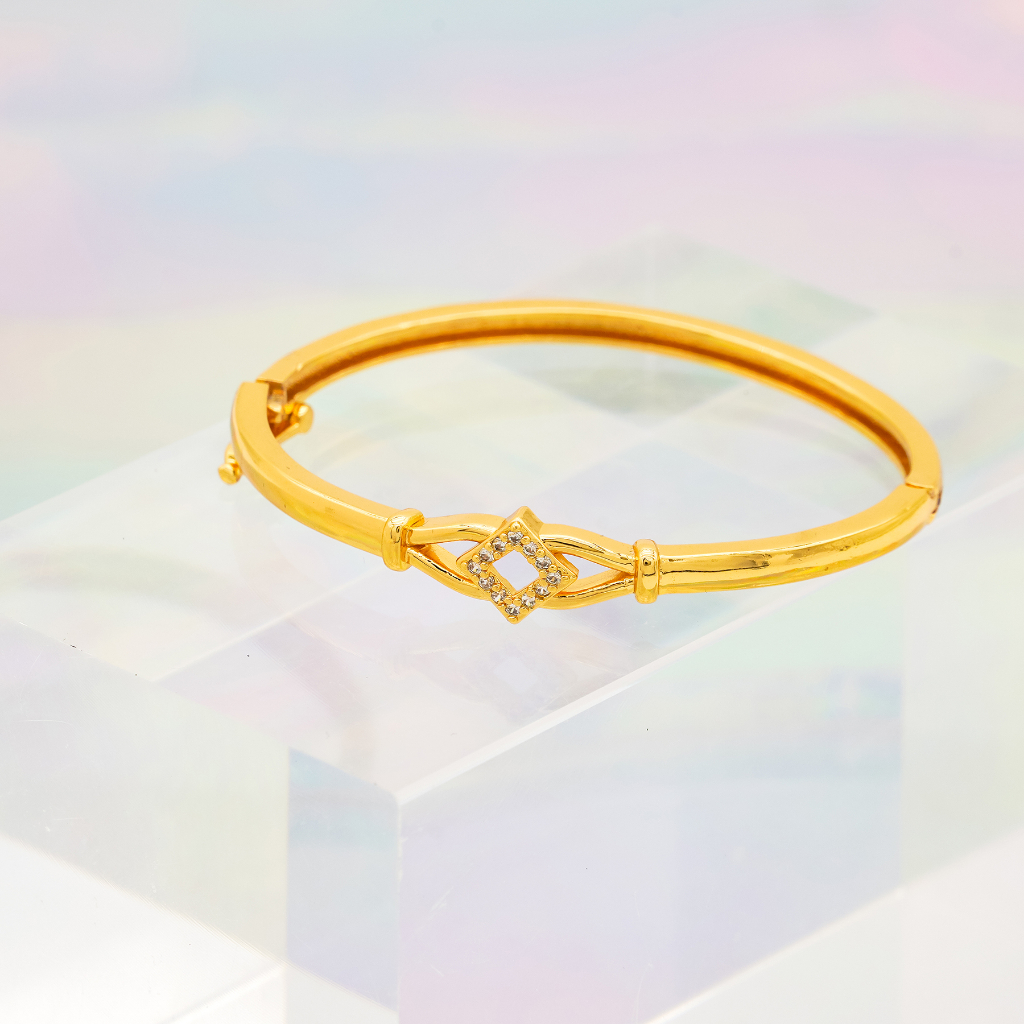 Hyl Jewelry 355B Gelang Anak Titanium Bangle Segar Bracelet Terbaru Perempuan Emas Bayi Muda Asli La