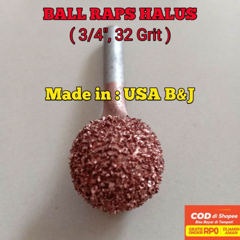 Alat Kerok Ban Dalam dan Ban Luar Grinder Ban - Ball Raps Halus - Ball Raps Halus USA B&amp;J 1 Pcs