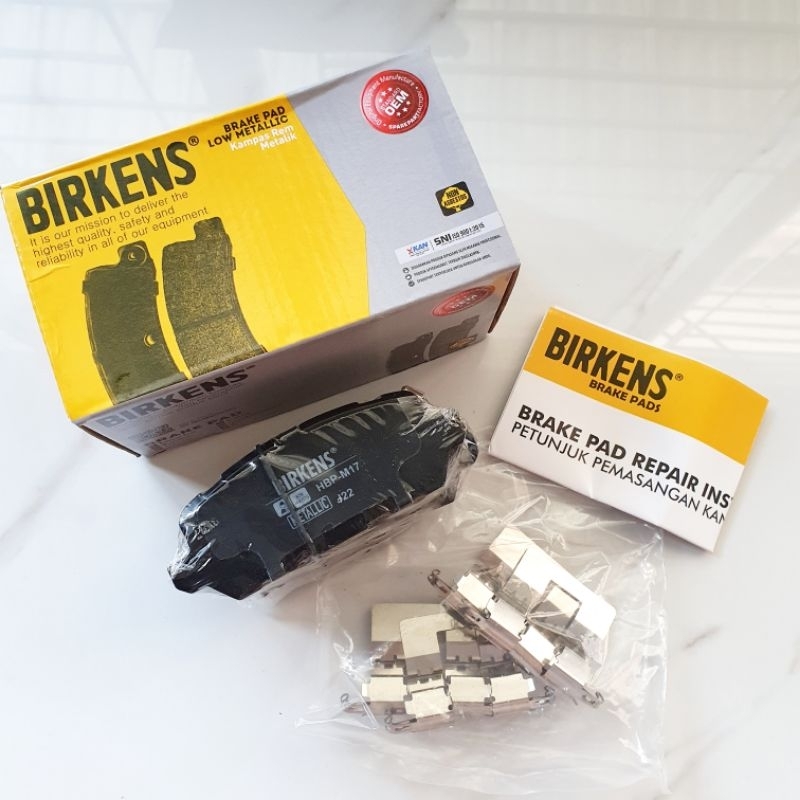 BIRKENS BRAKE PAD - KAMPAS REM BELAKANG HRV / HR-V 1.5 1.8