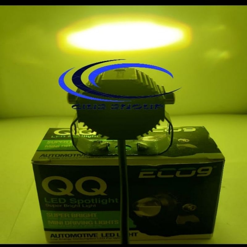 LAMPU SOROT/LASER Q2 QQ 2WARNA WHITE YELLOW MINI SHOOTING LIGHT LASER TEMBUS KABUT MOTOR MOBIL