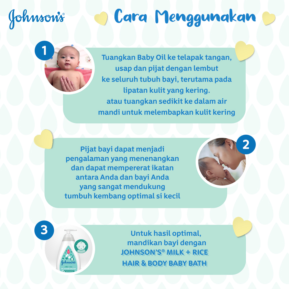 ❤ZJ❤ JOHNSON'S Baby Oil 50ml 125ml 200ml | Baby Oil Johnson 50ml 125ml 200ml