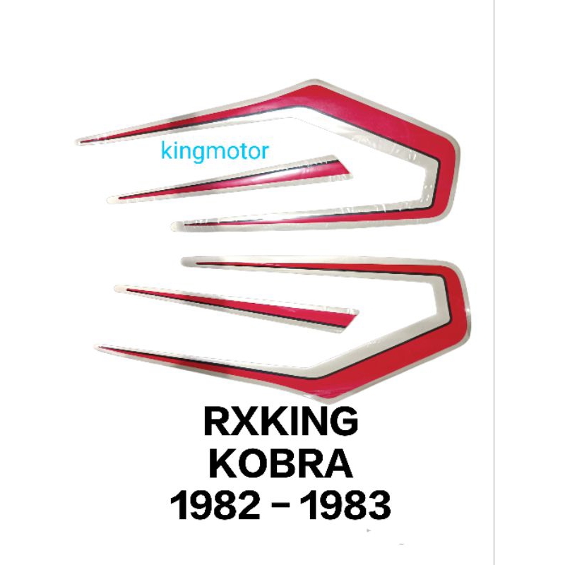 STRIPING SET BODY STIKER SET STICKER DECAL BODI LIS LES STICKER YAMAHA RX KING RXKING RX K KOBRA COB