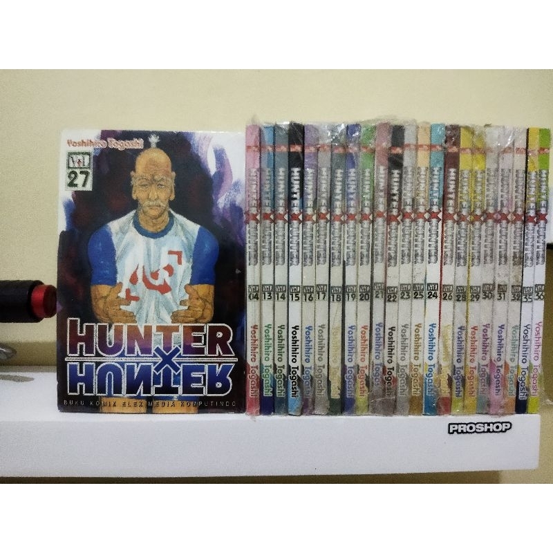 komik hunter x hunter set 1 - 36 , minus vol 33 & 34,