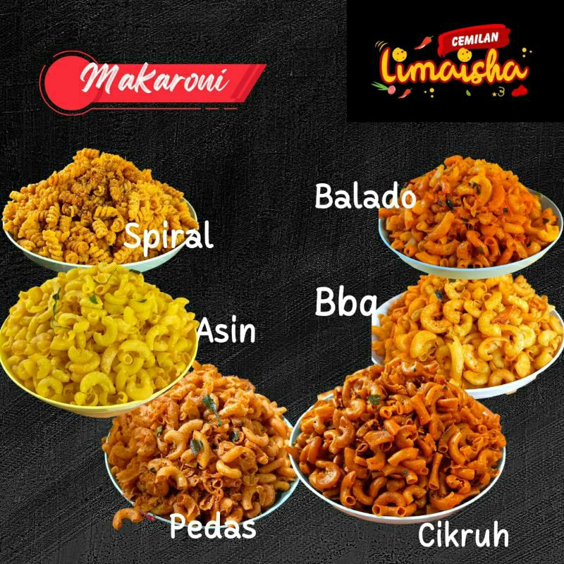 

MAKARONI KEMASAN 100GR (6 VARIAN)