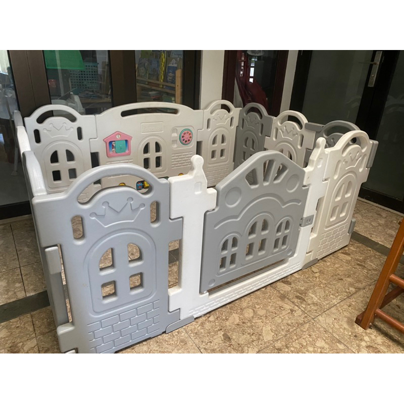 Parklon fence 10+2 12 panel preloved like new free ongkir