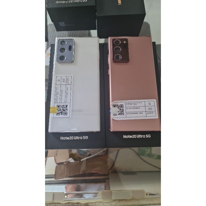 SAMSUNG Galaxy NOTE 20 ULTRA 5G|| SEIN resmi - 12/256GB || original SECOND HAND MURAH