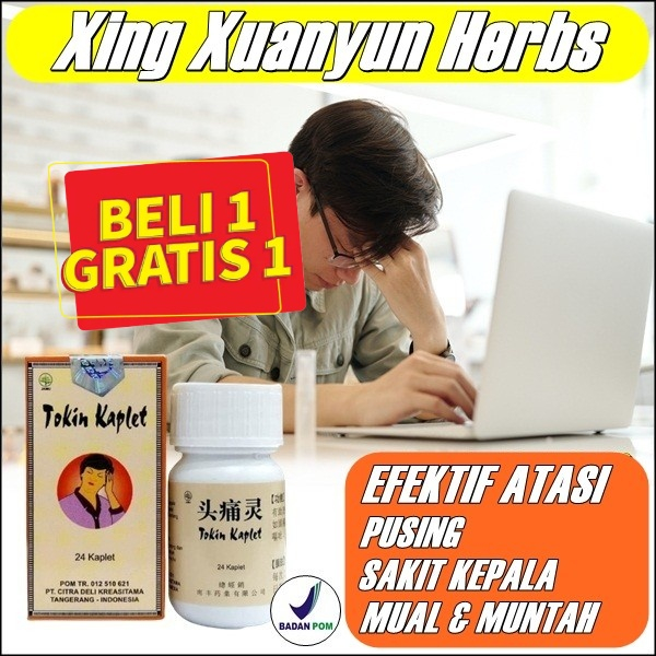 Xing Xuanyun Herbs herbal Sakit kepala Vertigo migrain paling ampuh BPOM