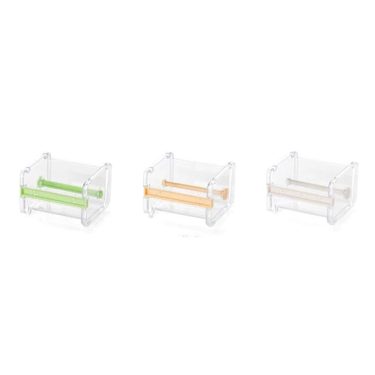 [ORGM] Alat Tulis Kantor Perlengkapan Sekolah Isolasi Masking Tape Dispenser Washi Tape Dispenser Clear Case