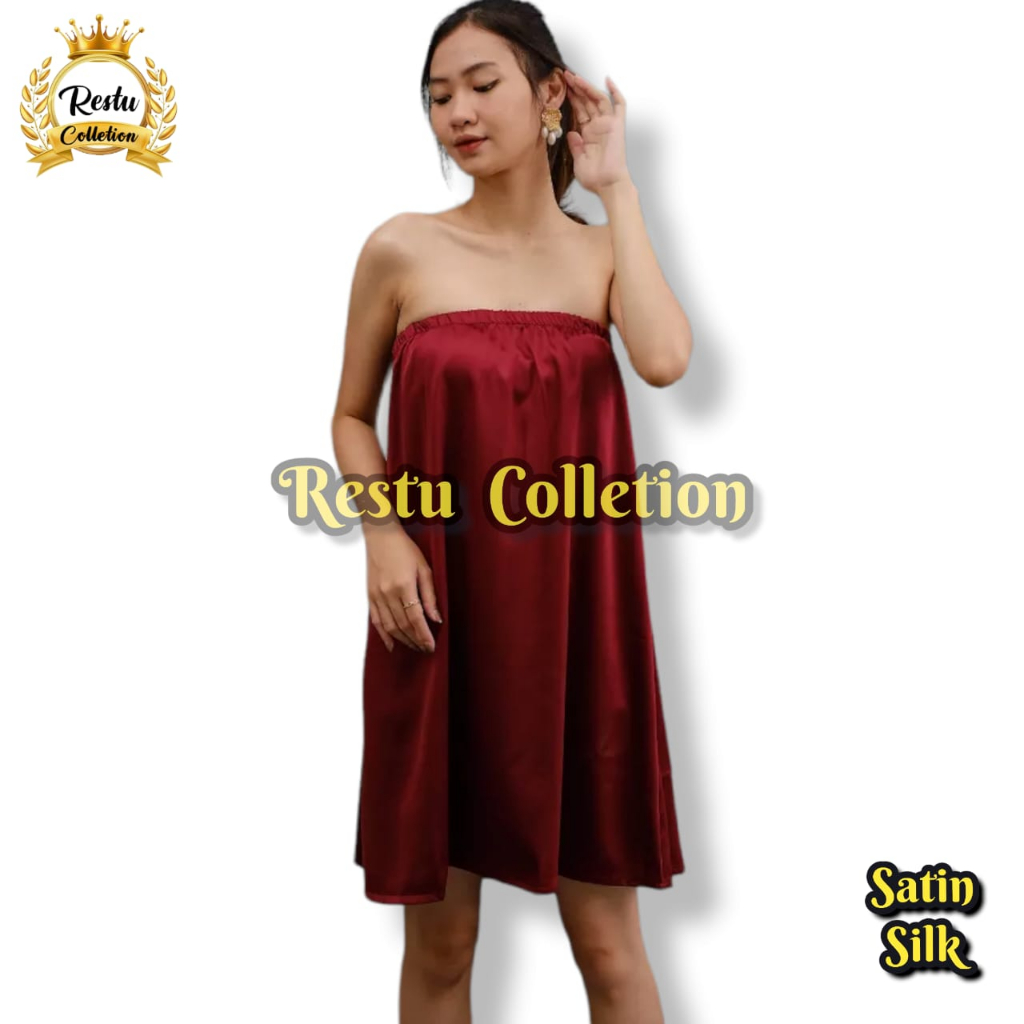 Kemben spa wanita kekinian bahan satin silk premium