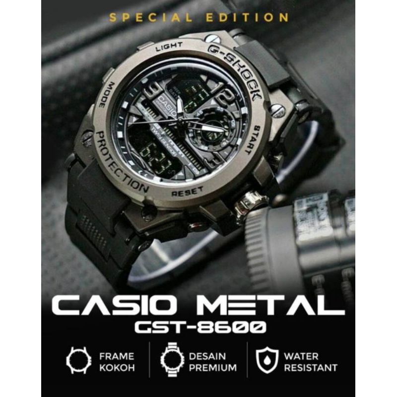 Jam tangan pria Casio Metal CST-8600