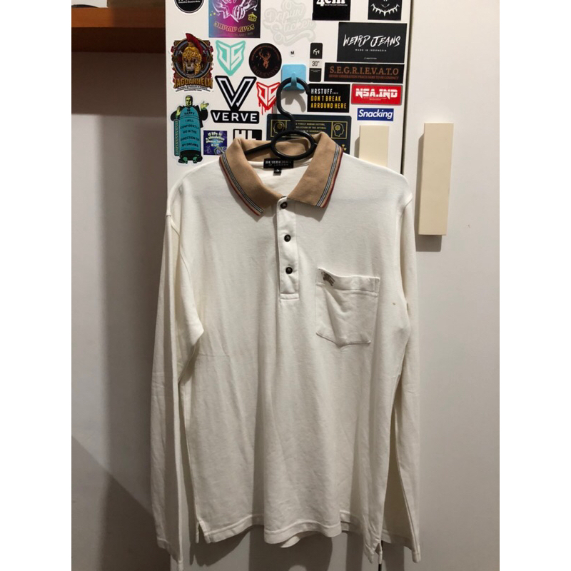 Polo Burberry tangan panjang Second