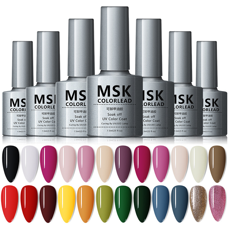 MSK kutek uv gel nailpolish gel nailart 7.3ml part 3 101-130