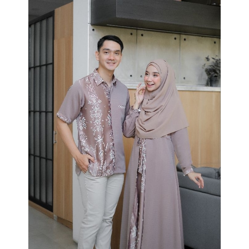 Baju Couple Rafa Yumna Batik varian Milo