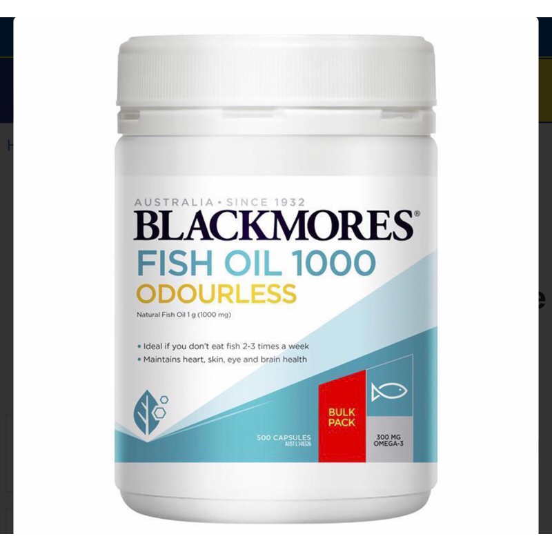 blackmores fish oil 1000