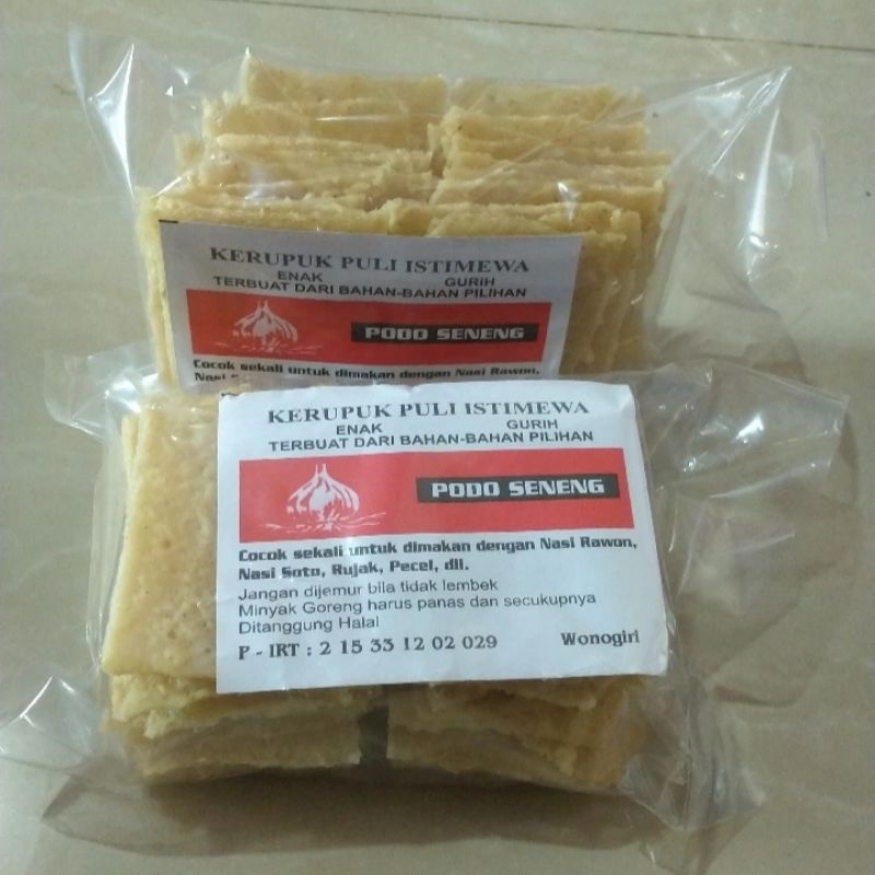 

Kerupuk Puli Istimewa (kerupuk gendar) 250 gram