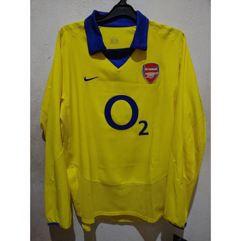 Original Arsenal Away 2003 Player Issue Jersey