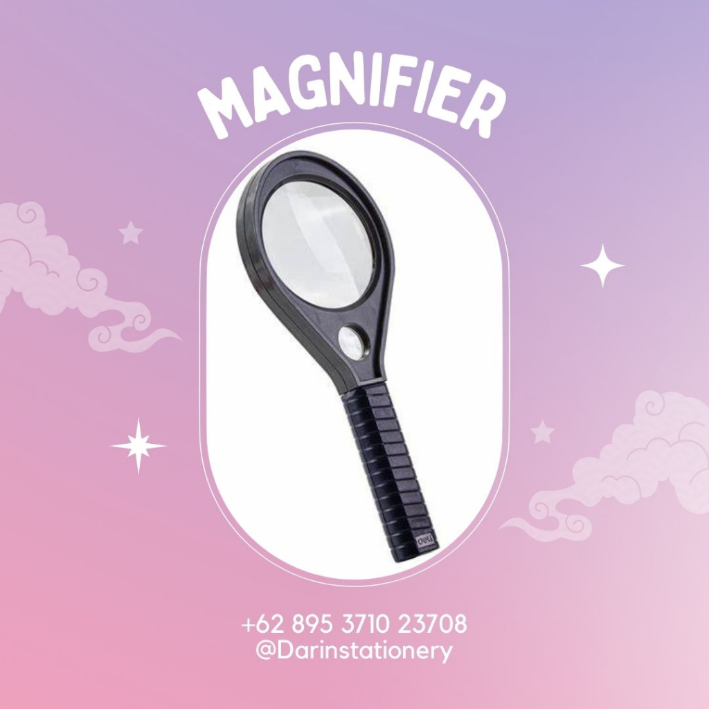 

Magnifier DELI 9092/Kaca Pembesar 3X,5X