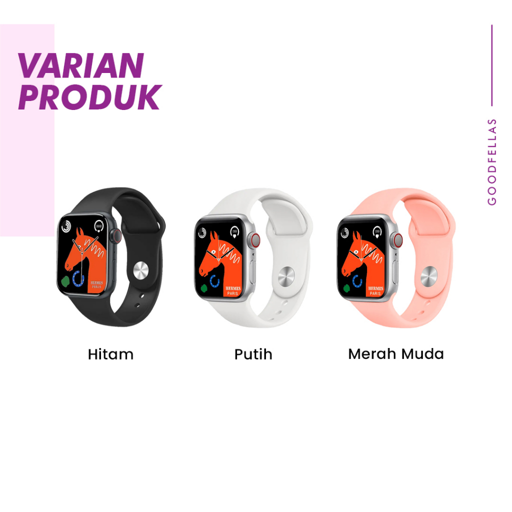 Dailylife.id - SmartWatch Jam Tangan Digital Series 8 pro Waterproof IP68 Full Screen touch Wireless Charge