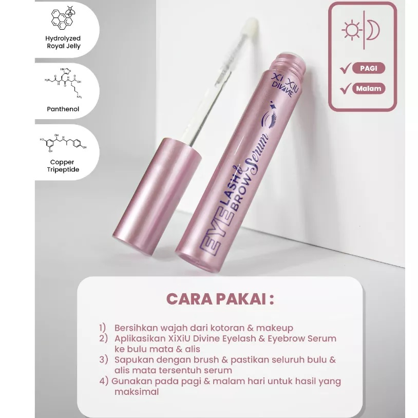 XI XIU Divine Eyelash &amp; Eyebrow Serum | Perawatan Bulu Mata | Perawatan Alis | BPOM