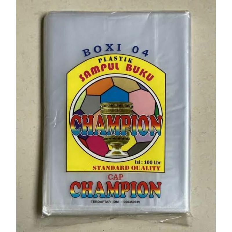 

sampul plastik boxy champion