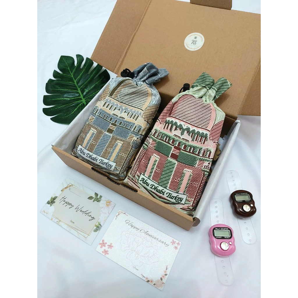 

HAMPERS SAJADAH TRAVEL TASBIH COUPLE | HAMPERS WEDDING | HAMPERS ANNIVERSARY | HAMPERS IBADAH | HAMPERS LEBARAN