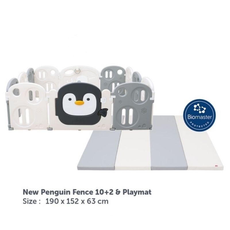 LUMBA FENCE & PLAYMAT PENGUIN ANTI BACTERIAL