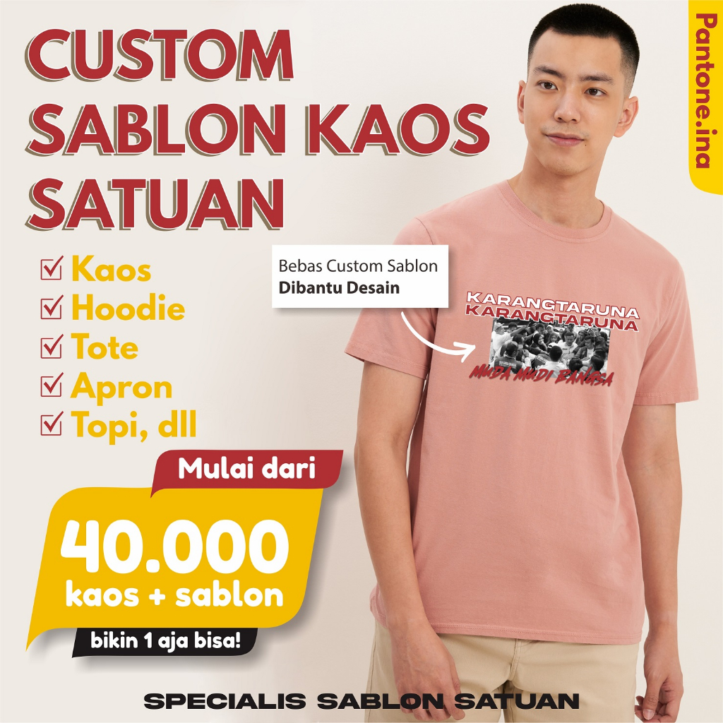 KAOS SABLON SATUAN DTF